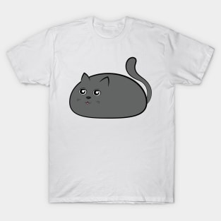 Grey Kitty Bloop Blep T-Shirt